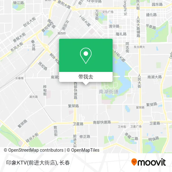 印象KTV(前进大街店)地图