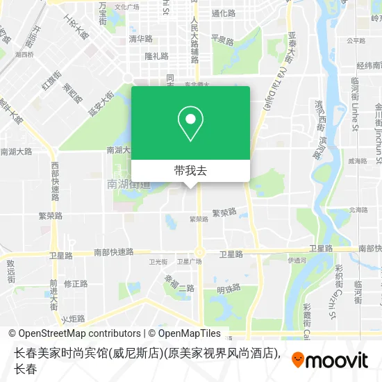 长春美家时尚宾馆(威尼斯店)(原美家视界风尚酒店)地图