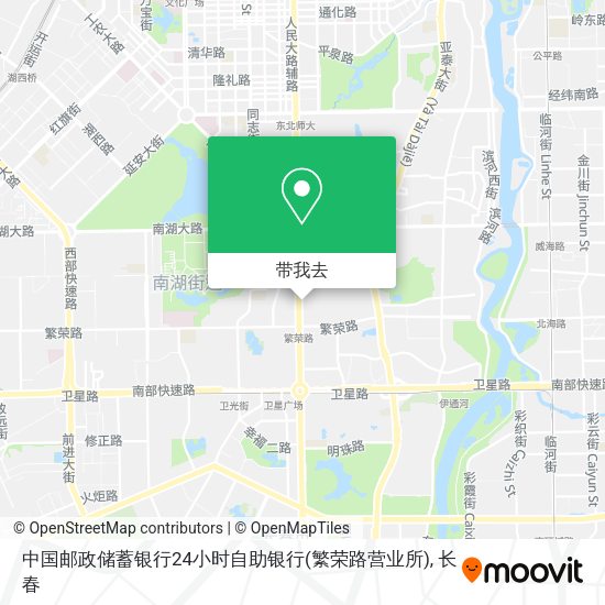 中国邮政储蓄银行24小时自助银行(繁荣路营业所)地图
