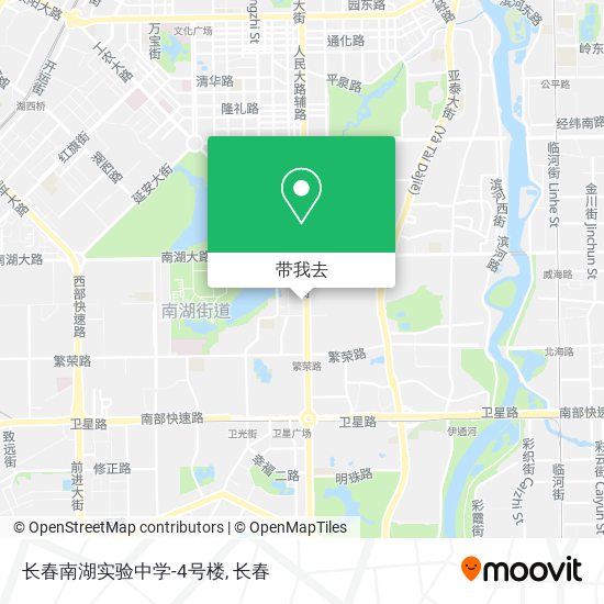 长春南湖实验中学-4号楼地图