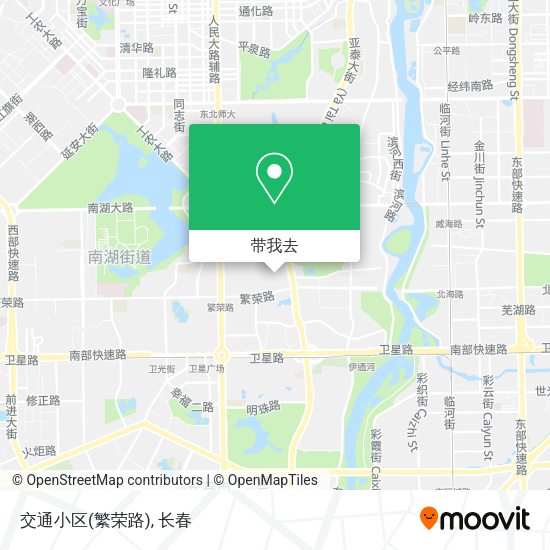 交通小区(繁荣路)地图