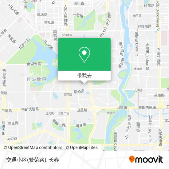 交通小区(繁荣路)地图
