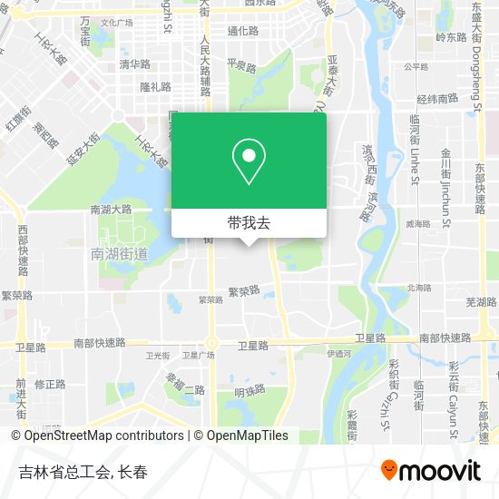 吉林省总工会地图