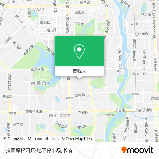 拉图摩根酒店-地下停车场地图