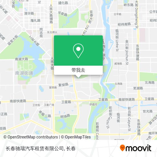 长春驰瑞汽车租赁有限公司地图