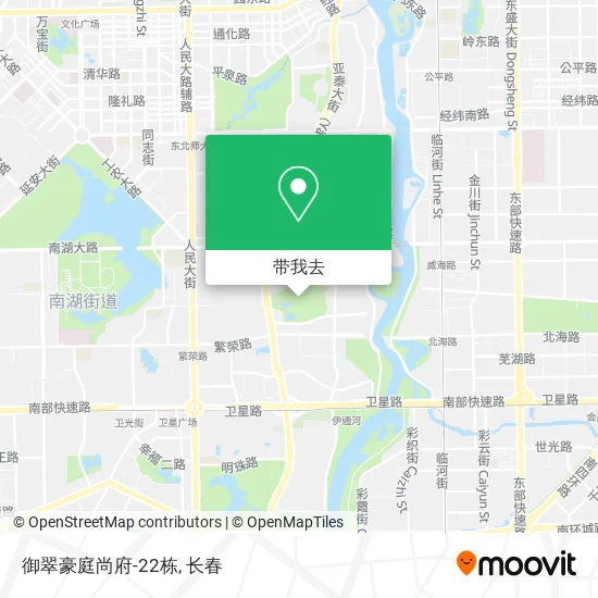 御翠豪庭尚府-22栋地图