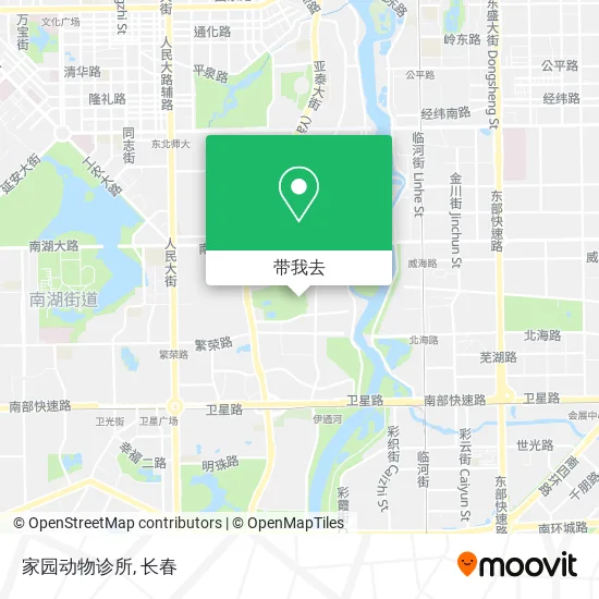 家园动物诊所地图