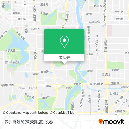 四川麻辣烫(繁荣路店)地图