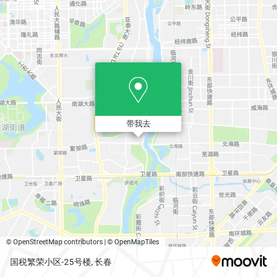 国税繁荣小区-25号楼地图
