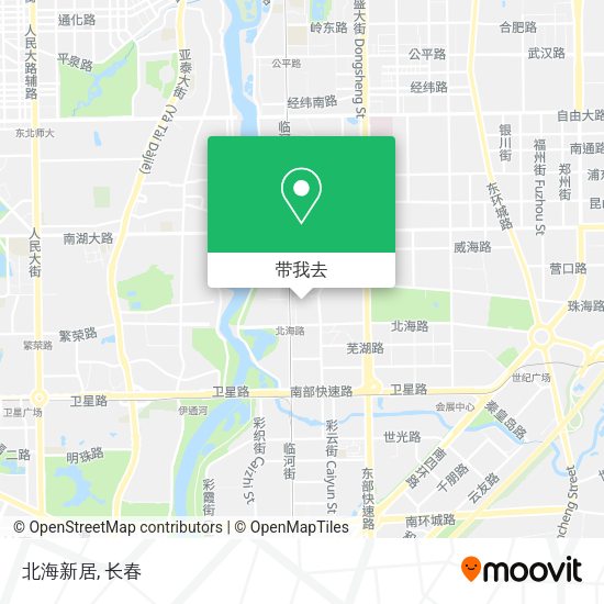 北海新居地图