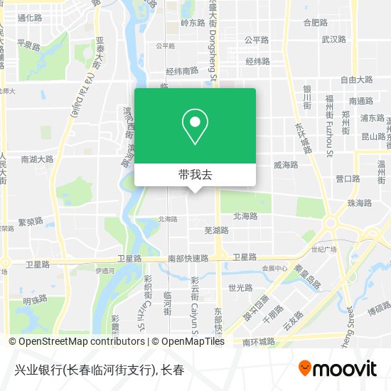 兴业银行(长春临河街支行)地图
