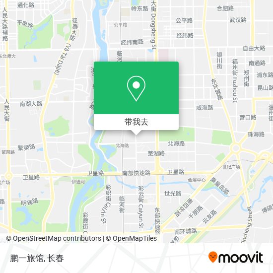 鹏一旅馆地图