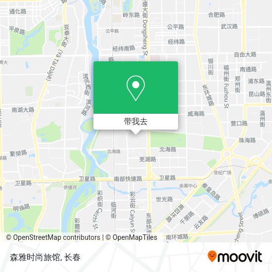 森雅时尚旅馆地图