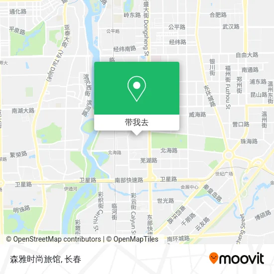 森雅时尚旅馆地图