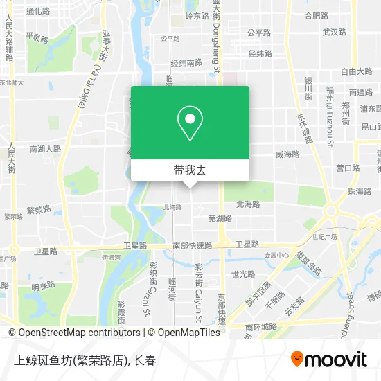 上鲸斑鱼坊(繁荣路店)地图