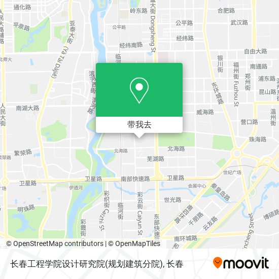 长春工程学院设计研究院(规划建筑分院)地图