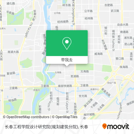 长春工程学院设计研究院(规划建筑分院)地图