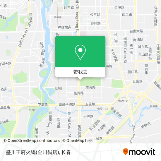 盛川王府火锅(金川街店)地图