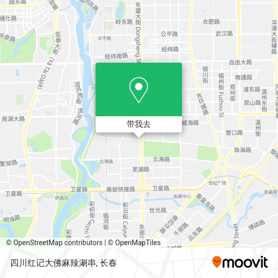 四川红记大佛麻辣涮串地图