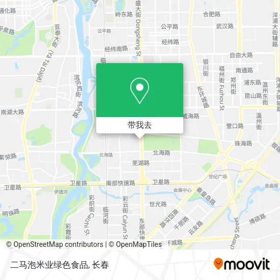 二马泡米业绿色食品地图
