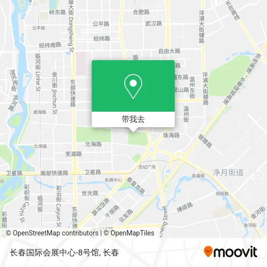 长春国际会展中心-8号馆地图