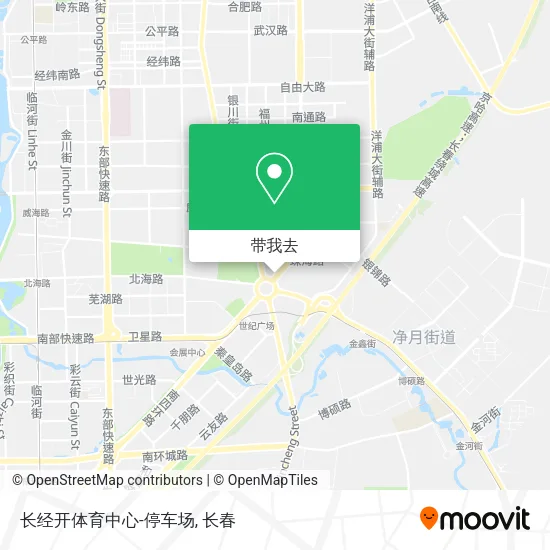长经开体育中心-停车场地图