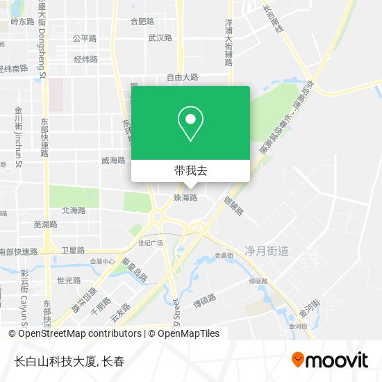 长白山科技大厦地图