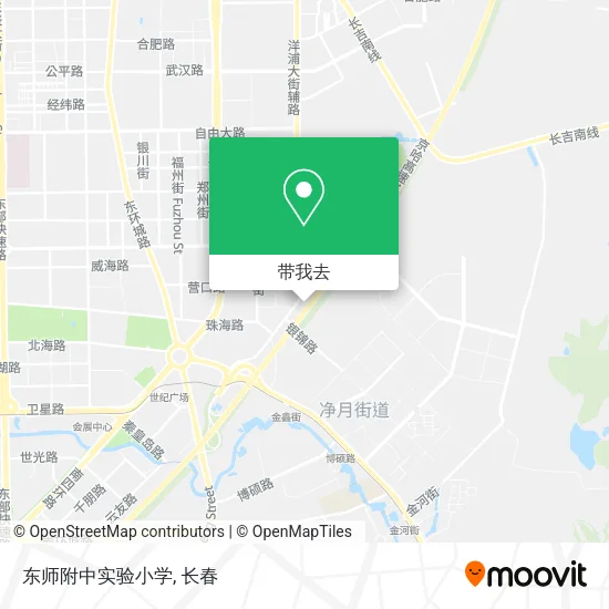 东师附中实验小学地图