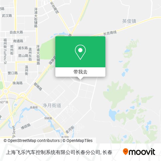 上海飞乐汽车控制系统有限公司长春分公司地图