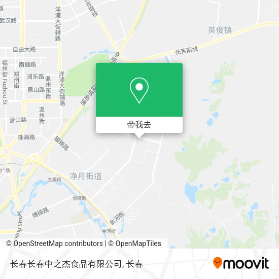 长春长春中之杰食品有限公司地图