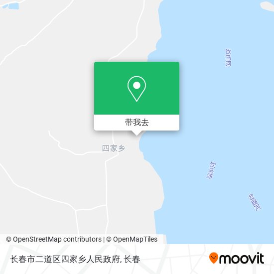 长春市二道区四家乡人民政府地图