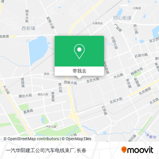 一汽华阳建工公司汽车电线束厂地图