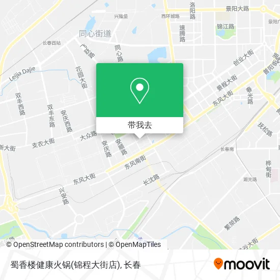 蜀香楼健康火锅(锦程大街店)地图