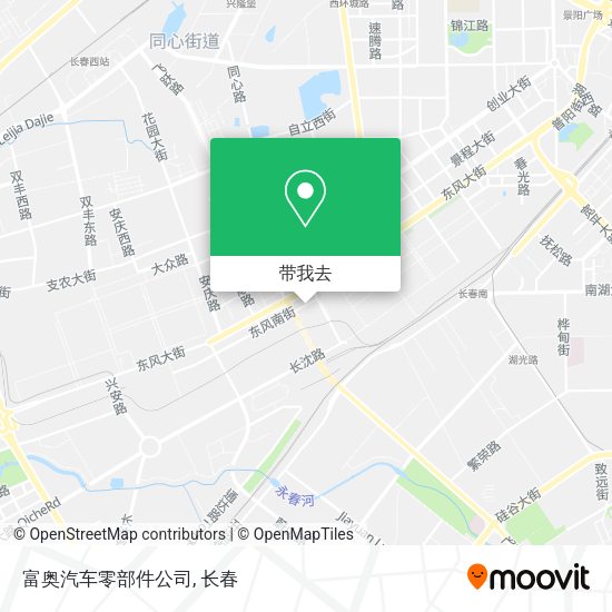 富奥汽车零部件公司地图