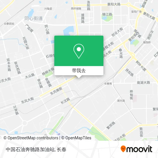 中国石油奔驰路加油站地图