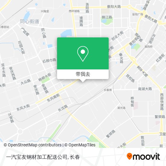 一汽宝友钢材加工配送公司地图