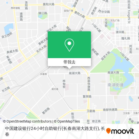 中国建设银行24小时自助银行(长春南湖大路支行)地图