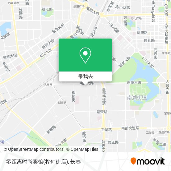 零距离时尚宾馆(桦甸街店)地图