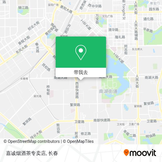 嘉诚烟酒茶专卖店地图