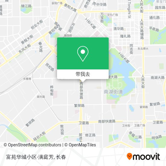 富苑华城小区-满庭芳地图