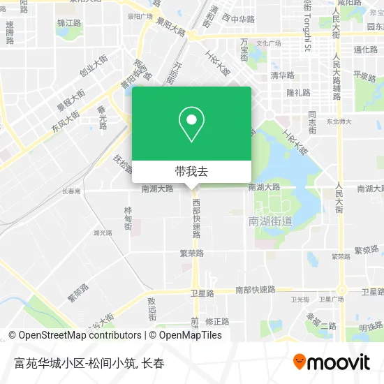 富苑华城小区-松间小筑地图