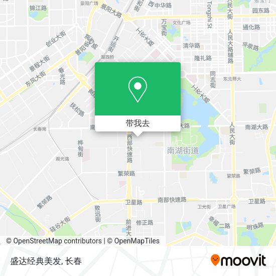 盛达经典美发地图