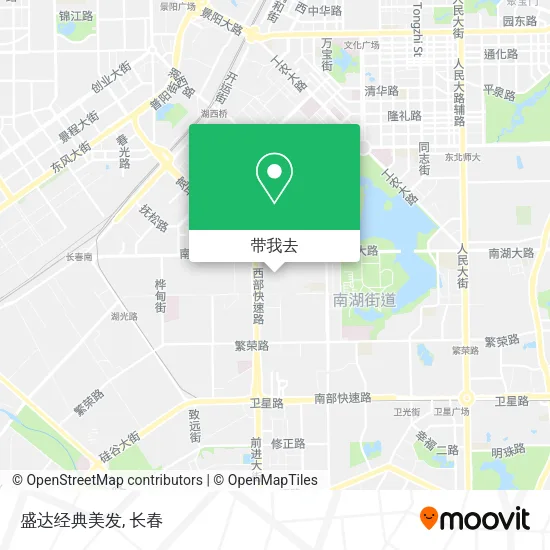 盛达经典美发地图
