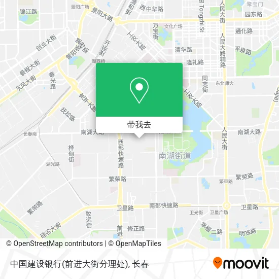 中国建设银行(前进大街分理处)地图