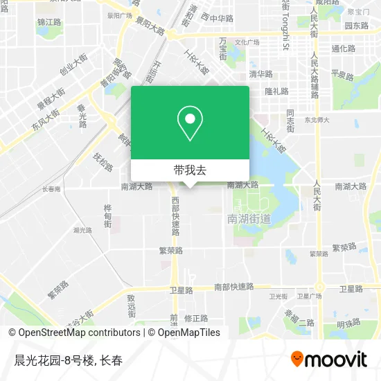 晨光花园-8号楼地图