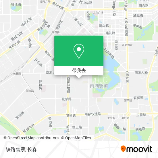 铁路售票地图