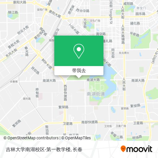 吉林大学南湖校区-第一教学楼地图