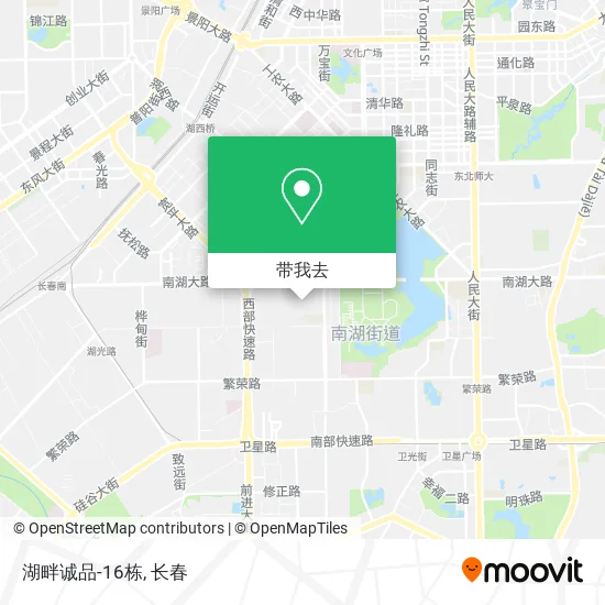 湖畔诚品-16栋地图
