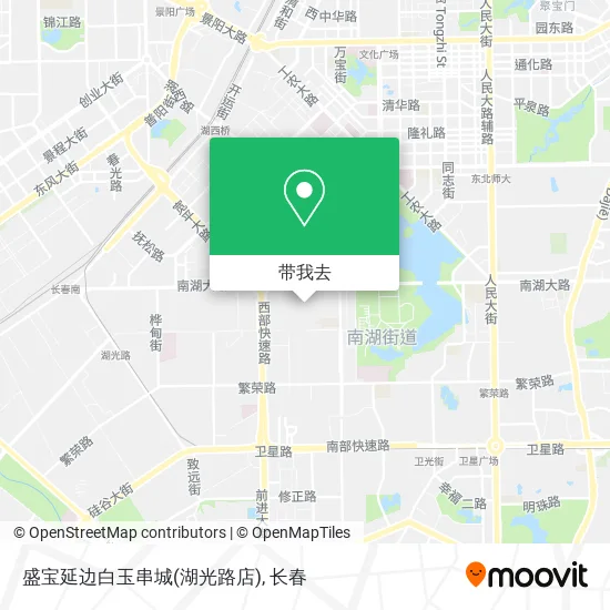 盛宝延边白玉串城(湖光路店)地图