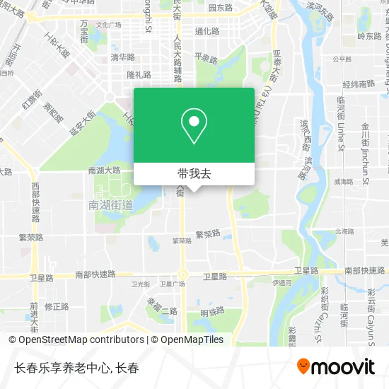 长春乐享养老中心地图